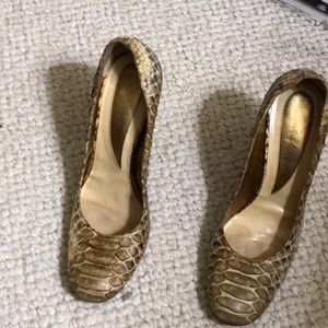 Snakeskin shoes